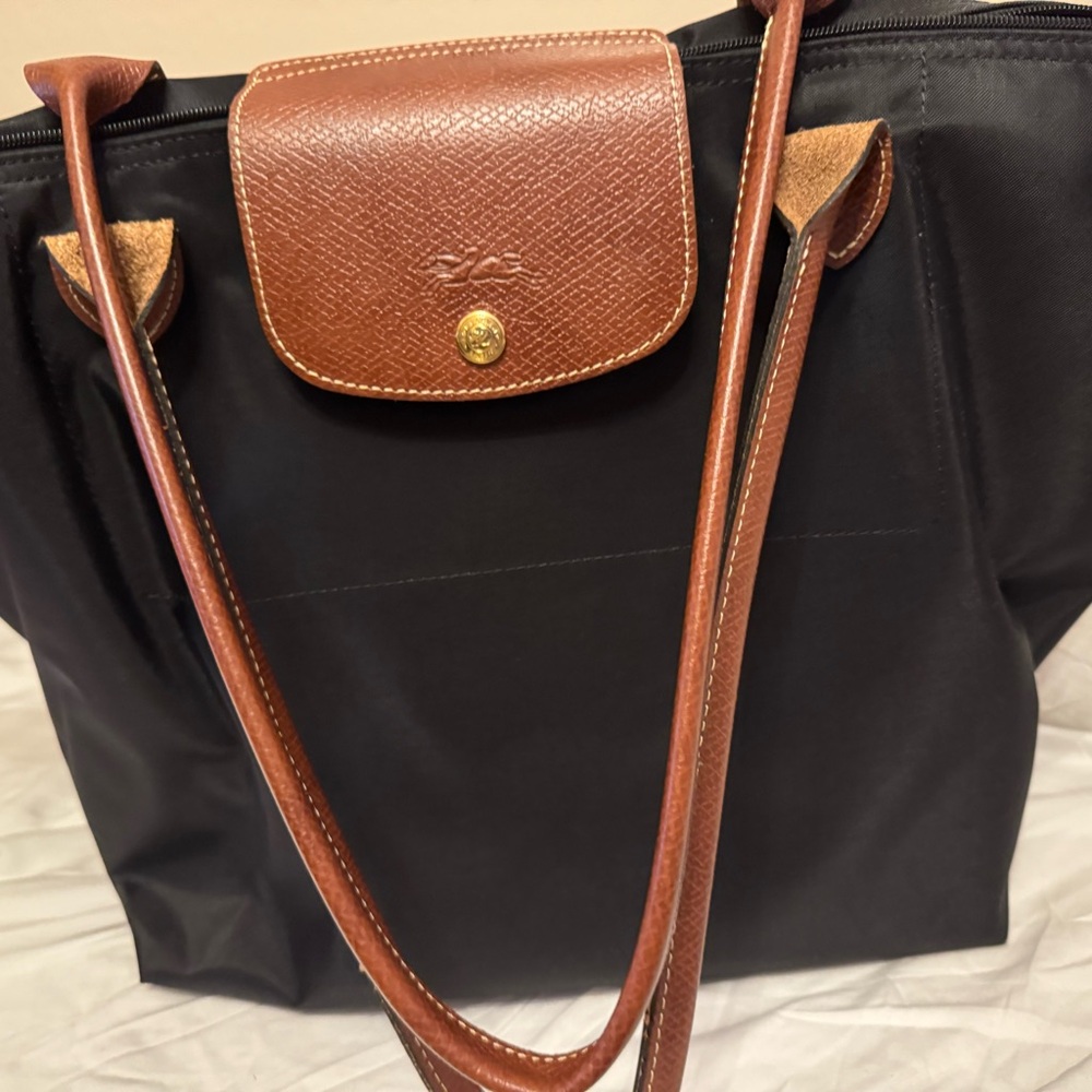 Longchamp nylon Black Tote Bag